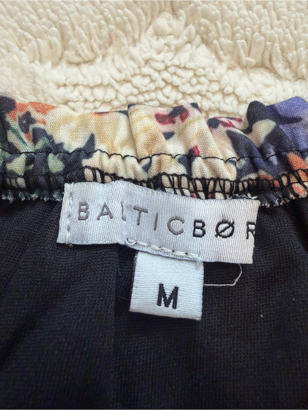 EUC Baltic Born Eden Dress Multi-Color Floral Puff Sleeve Square Neck Midi Dress - Picture 11 of 14